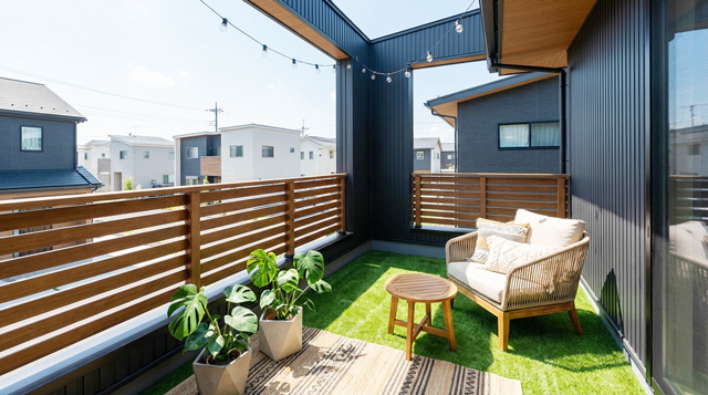 バルコニーに人工芝を設置するメリットデメリット