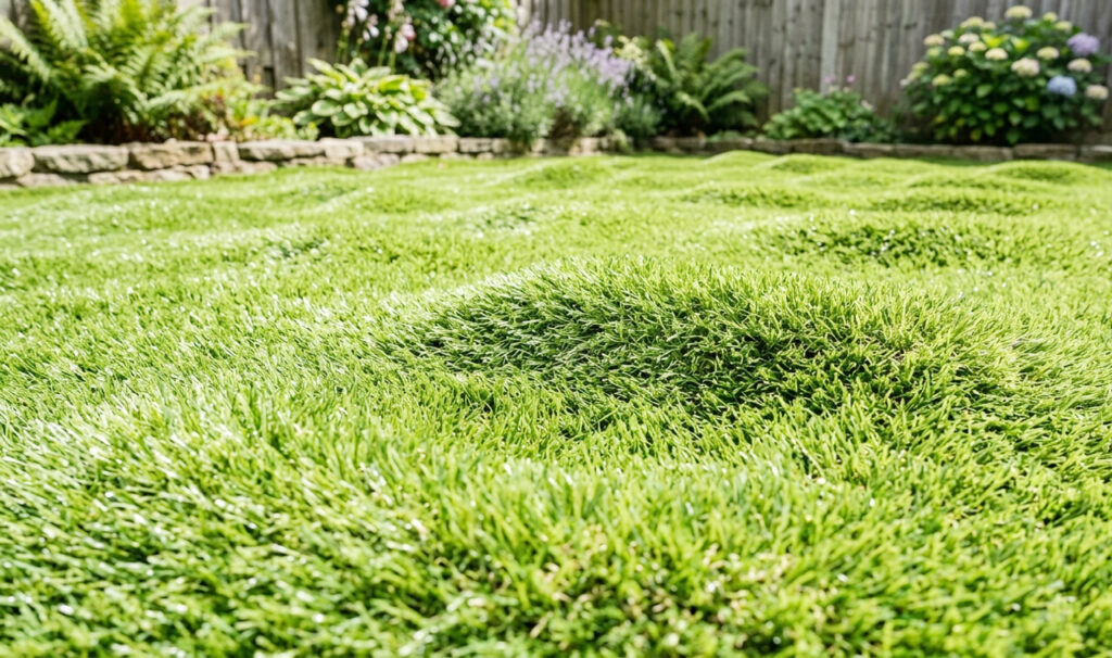 人工芝のでこぼこの直し方6個！業者選び・浮いてる・波打つ